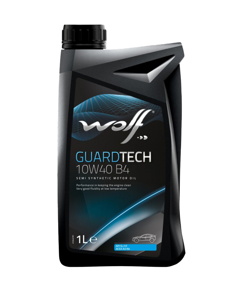Моторное масло Wolf GuardTech 10W-40 B4, 1л 
